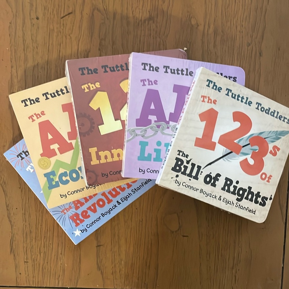 The Tuttle Toddlers By Conner Boyack and Elijah Stanfield board books (5) NEW!